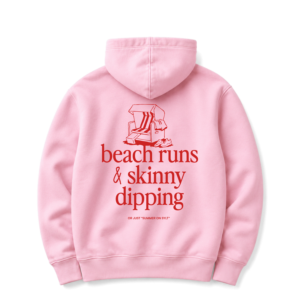 Running Club Sylt Ladies Hoodie – Soft Pink