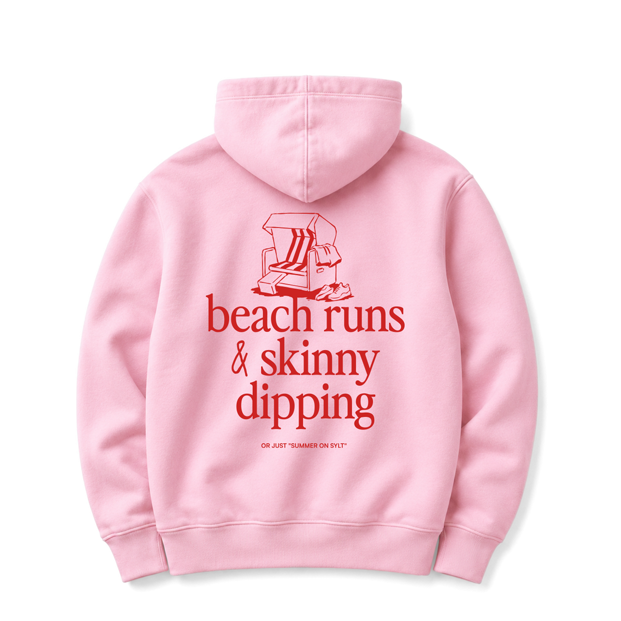 Running Club Sylt Ladies Hoodie – Soft Pink