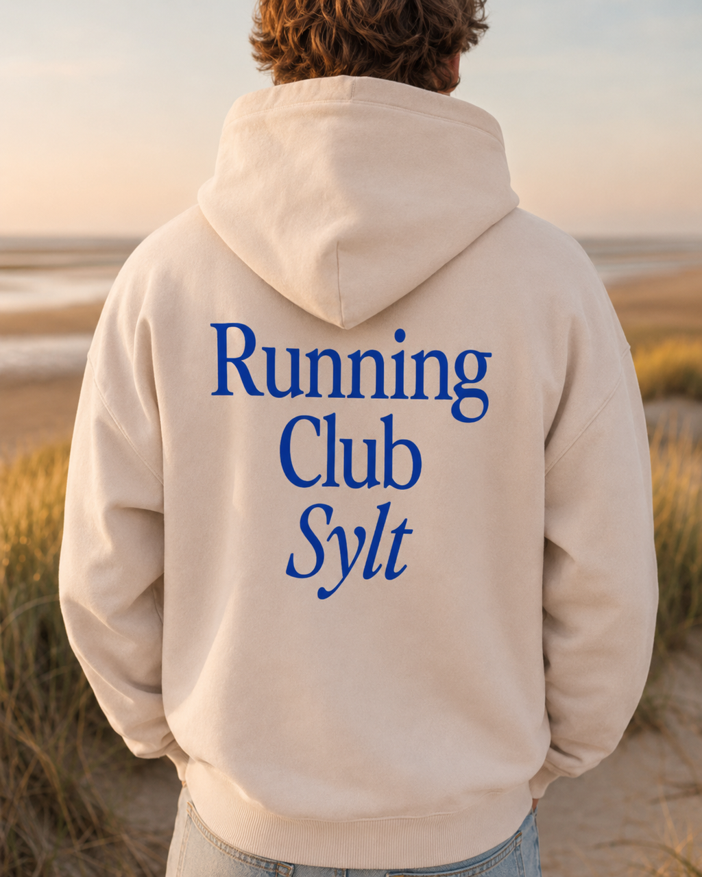 Running Club Sylt - Premium Hoodie Sand