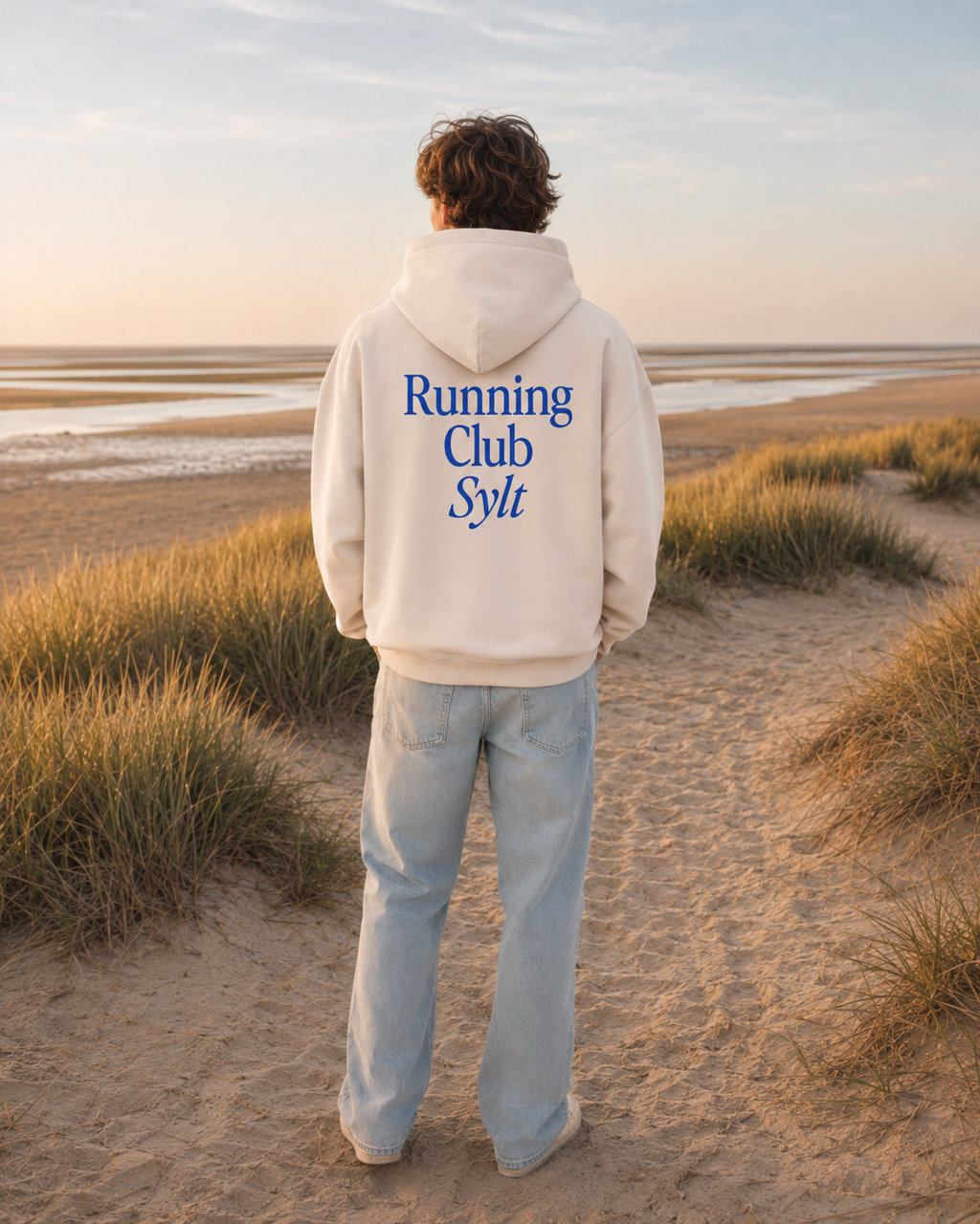 Running Club Sylt - Premium Hoodie Sand