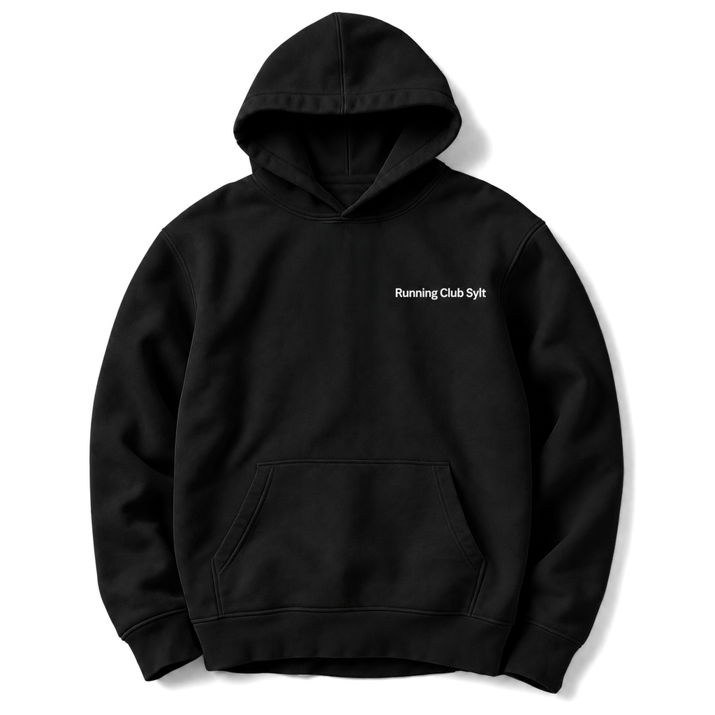 Running Club Sylt - Premium Hoodie Schwarz