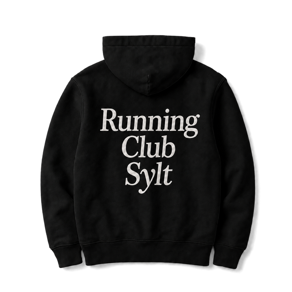 Running Club Sylt - Premium Hoodie Schwarz